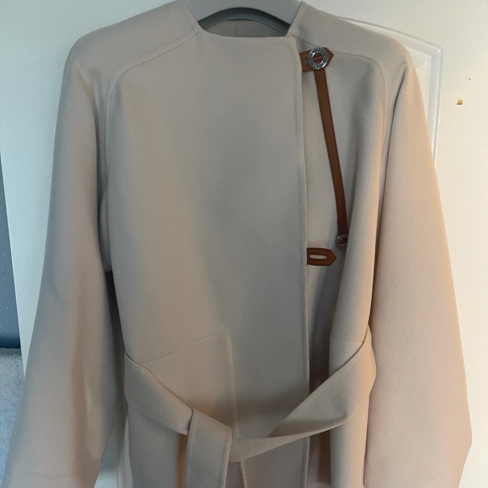 Hermès 2022 new cashmere overcoat with tag
